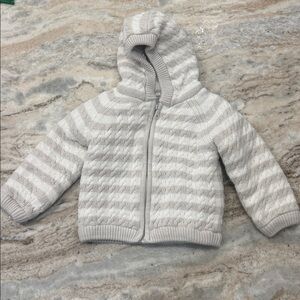 Angel Dear fleece lined zip up jacket size 12-18m